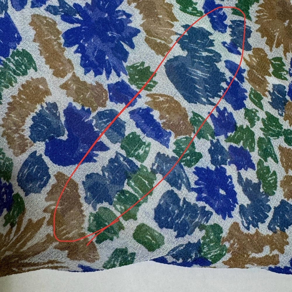 Poupette St Barth Floral Silk Chiffon Dress Ilona Wrap Maxi Blue Womens SZ Small - Picture 16 of 16